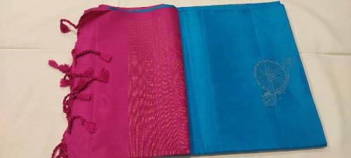 SOFT SILK SAREE WITH BLOUSE